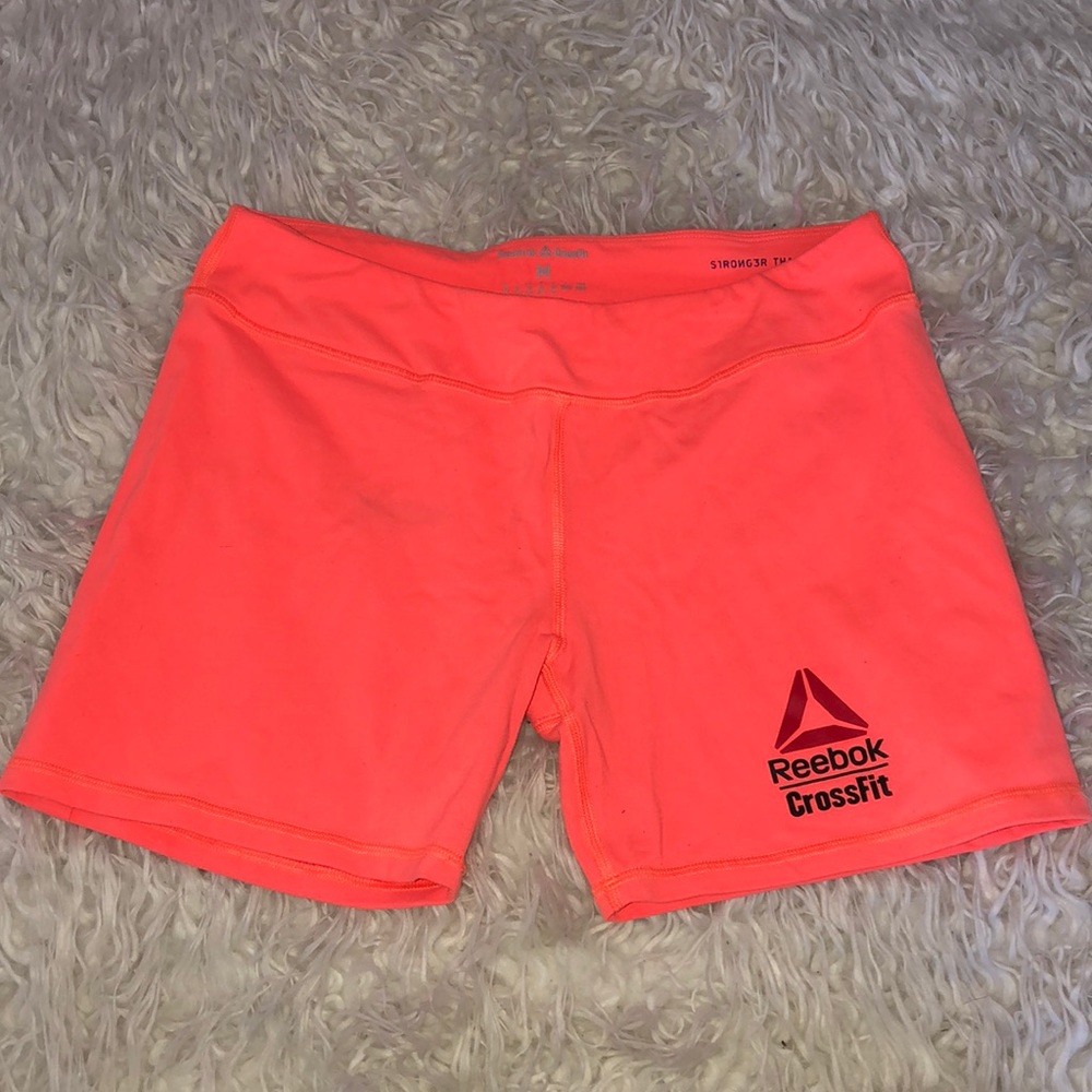 Neon Orange CrossFit Shorts